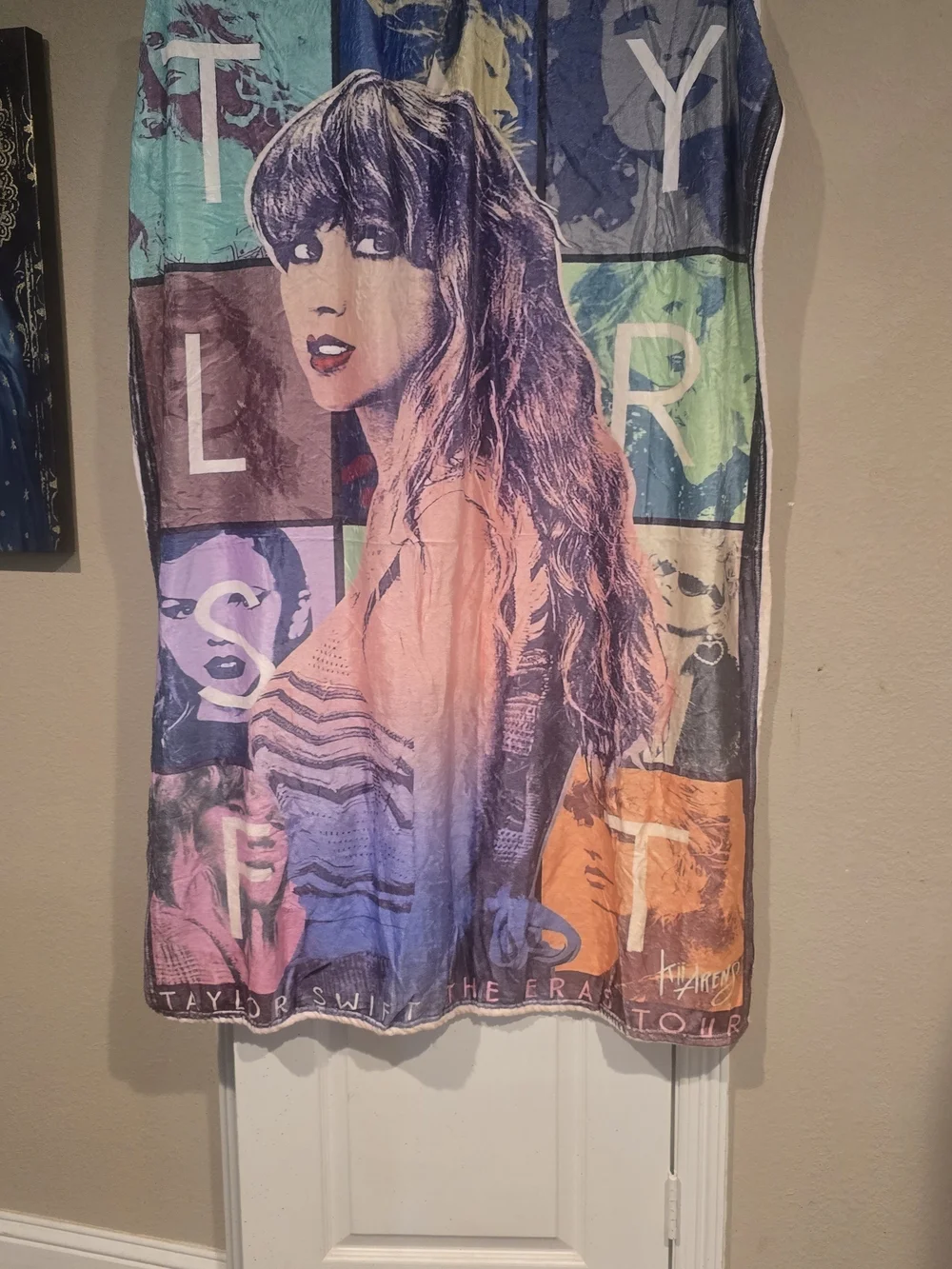 Taylor Swift The Eras Tour Multicolor Beach Towel